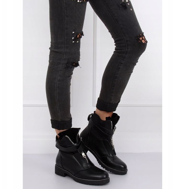 Bottes militaires noires NC821 Noir le noir 2