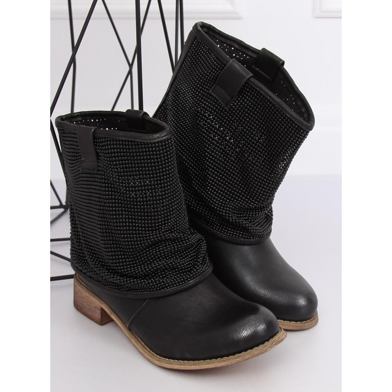 Bottes militaires noires 91E-18 Noir 1
