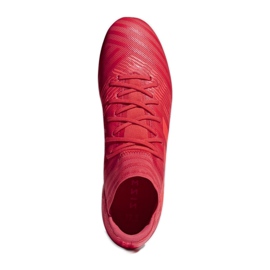 Adidas Nemeziz 17.3 Fg M CP8987 chaussures de football rouge rouge 2 Adidas Nemeziz 17.3 Fg M CP8987 chaussures de football rouge rouge 2