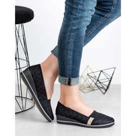 Ballerines textiles VINCEZA le noir 8
