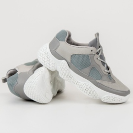 SHELOVET Baskets grises à la mode 1 SHELOVET Baskets grises à la mode 1