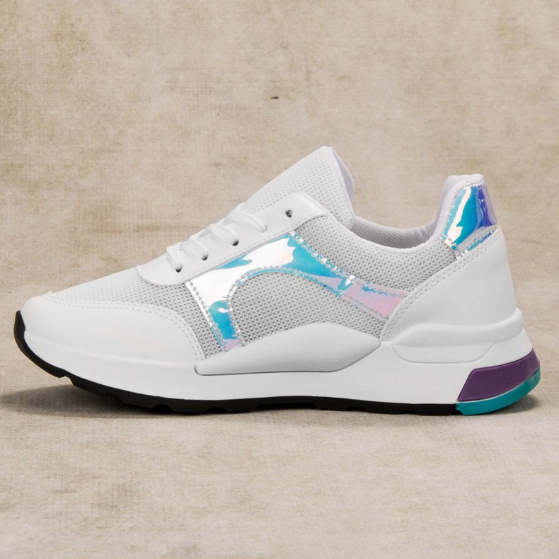 SHELOVET Chaussures de sport confortables blanc 1