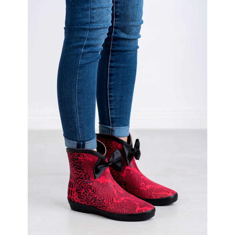 Kylie Bottes de pluie rouge 2