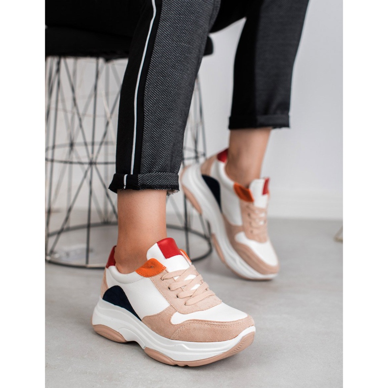 SDS Baskets légères brun multicolore 1