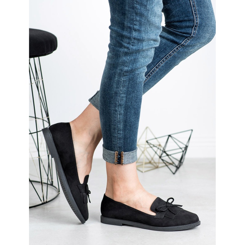 SHELOVET Mocassins noirs le noir 1