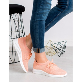 Ideal Shoes Chaussures de sport textiles rose 1