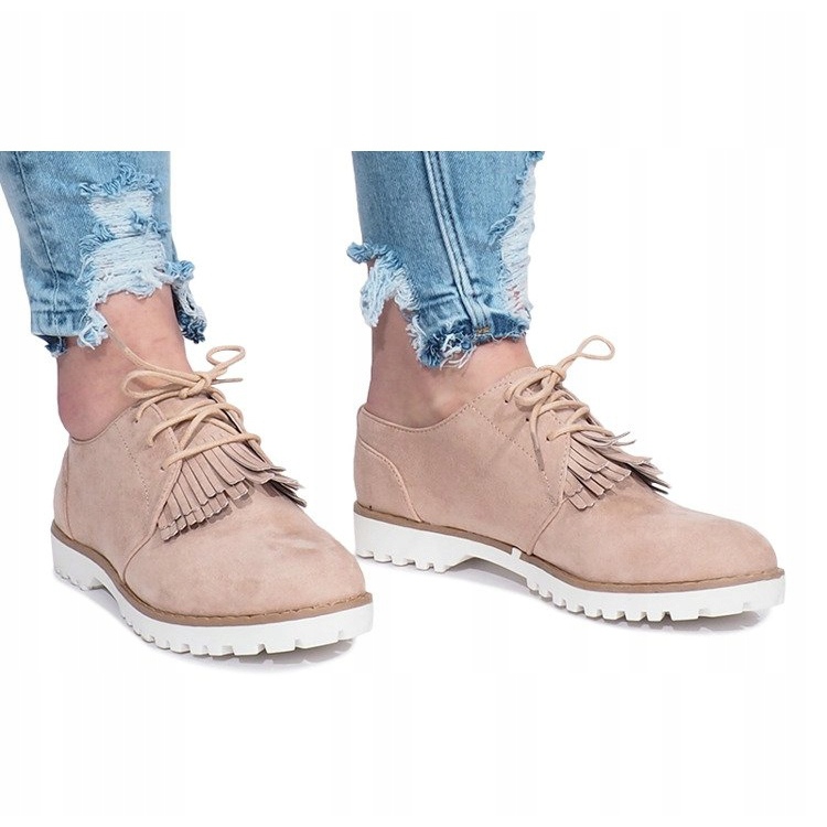 Mocassins beiges à franges Crushing Hard 2