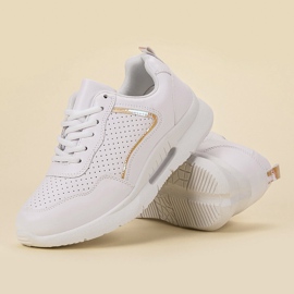 SHELOVET Chaussures de sport pour femmes blanc 1