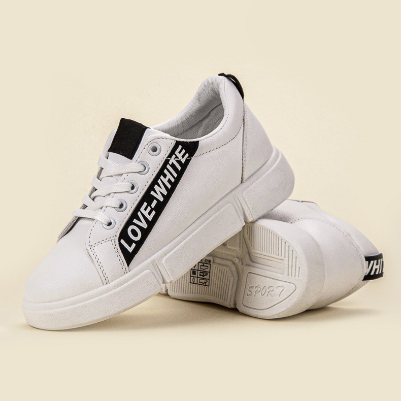 Jumex Chaussures de sport confortables blanc 1