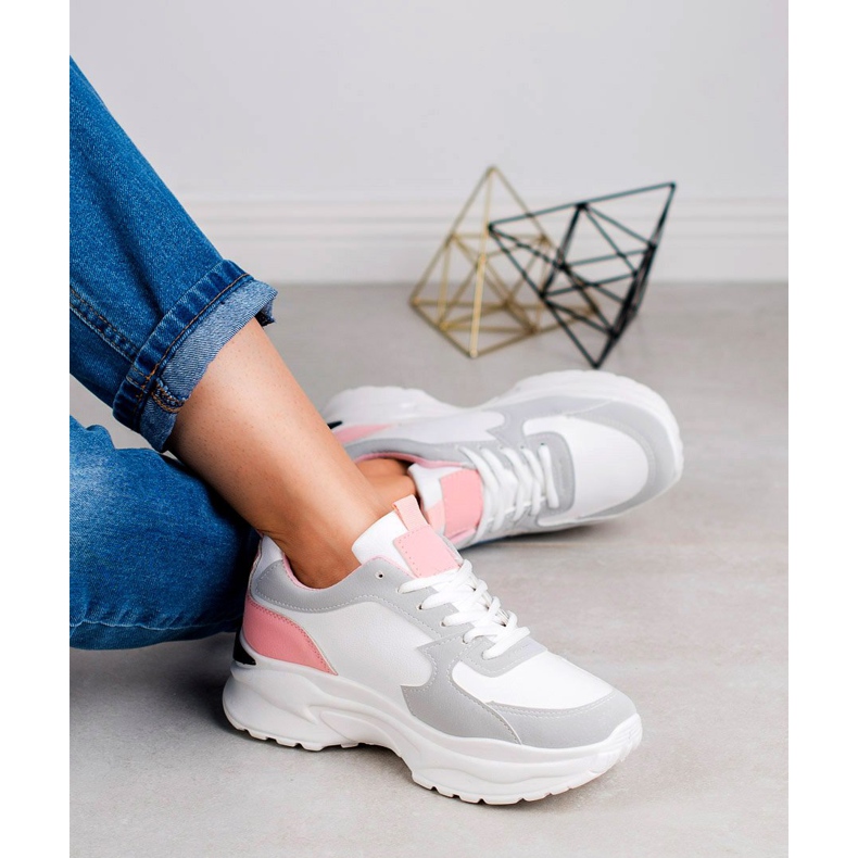 SHELOVET Baskets décontractées multicolore 2