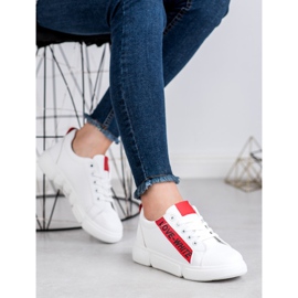 Jumex Chaussures de sport confortables blanc 1