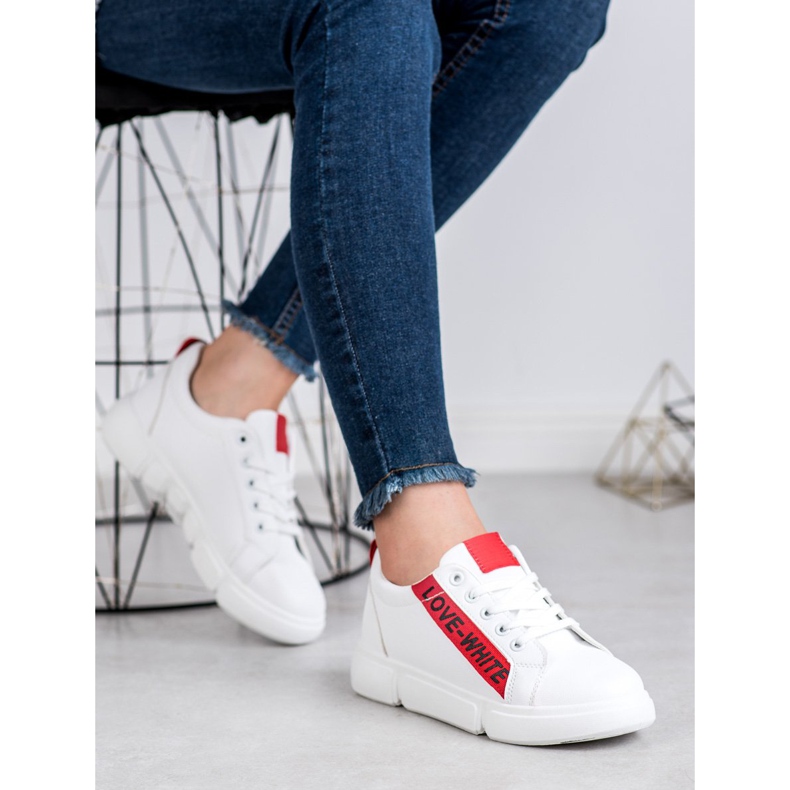 Jumex Chaussures de sport confortables blanc 1