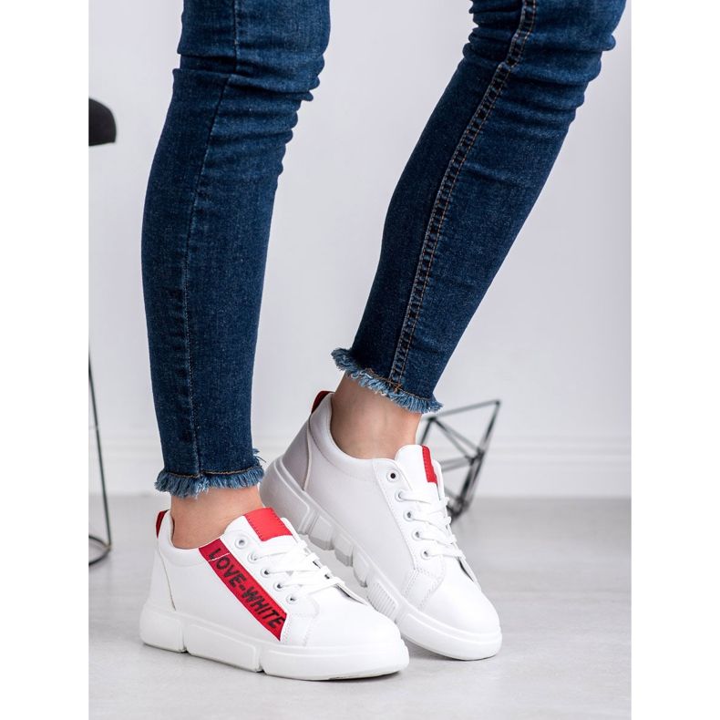 Jumex Chaussures de sport confortables blanc 2