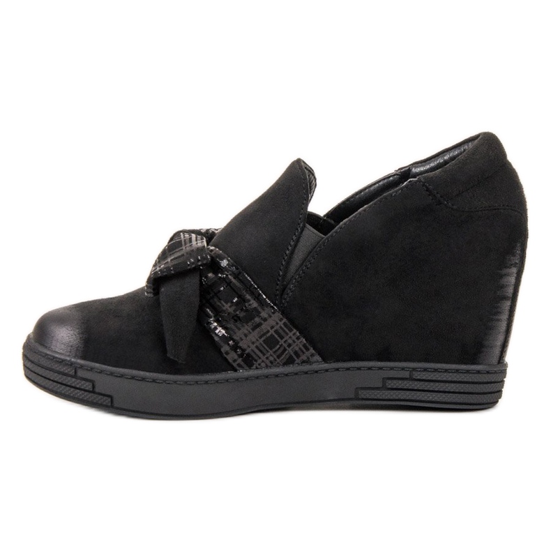 Vinceza Chaussures compensées Vices le noir 1