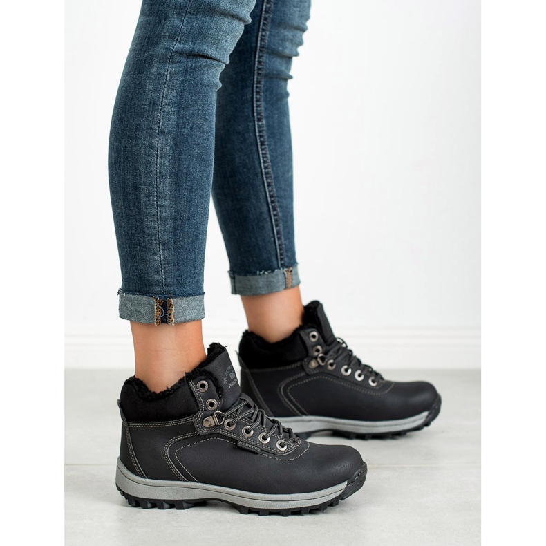 Ax Boxing Chaussures de randonnée chaudes noir 2