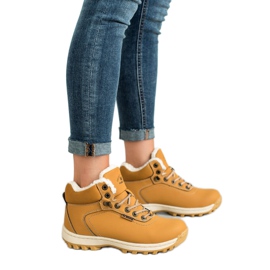 Ax Boxing Chaussures de randonnée chaudes jaune 2