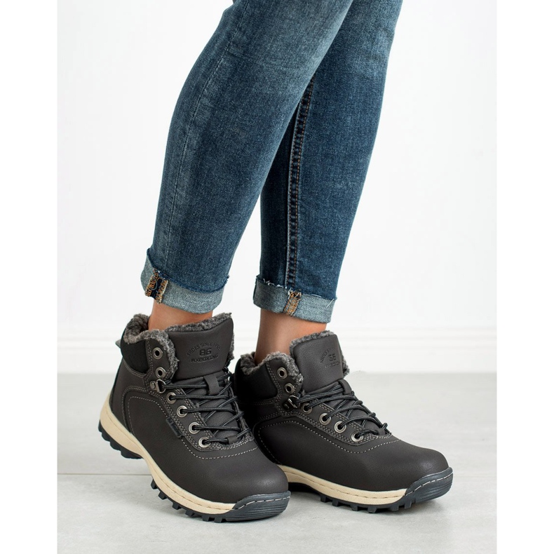 Ax Boxing Chaussures de randonnée chaudes gris 2 Ax Boxing Chaussures de randonnée chaudes gris 2