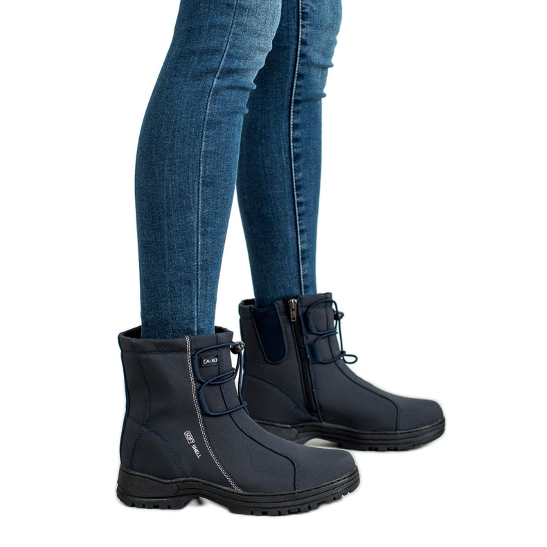 Ax Boxing Bottes de neige marine bleu 2 Ax Boxing Bottes de neige marine bleu 2