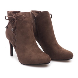 Bottines En Daim Sur Une Barre 66-98 Kaki vert 3