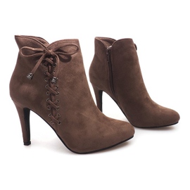 Bottines En Daim Sur Une Barre 66-98 Kaki vert 4