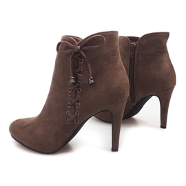 Bottines En Daim Sur Une Barre 66-98 Kaki vert 1