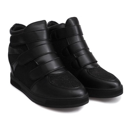 Baskets Compensées 7776 Noir le noir 4