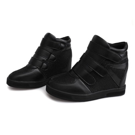 Baskets Compensées 7776 Noir le noir 1