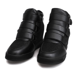 Baskets Compensées 7776 Noir le noir 2