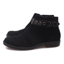 Bottes en daim QL-36 Noir le noir 3