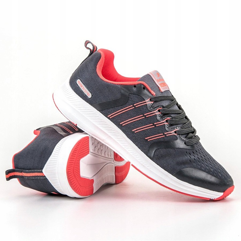 Ax Boxing Chaussures de sport légères noir rose 1