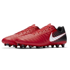 Chaussures de football Nike Tiempo Ligera Iv Ag Pro M 897743-616 rouge rouge 3