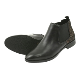 Caprice Bottes en cuir féminin 25327 noir 5