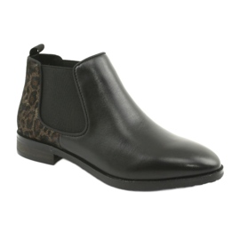 Caprice Bottes en cuir féminin 25327 noir 1