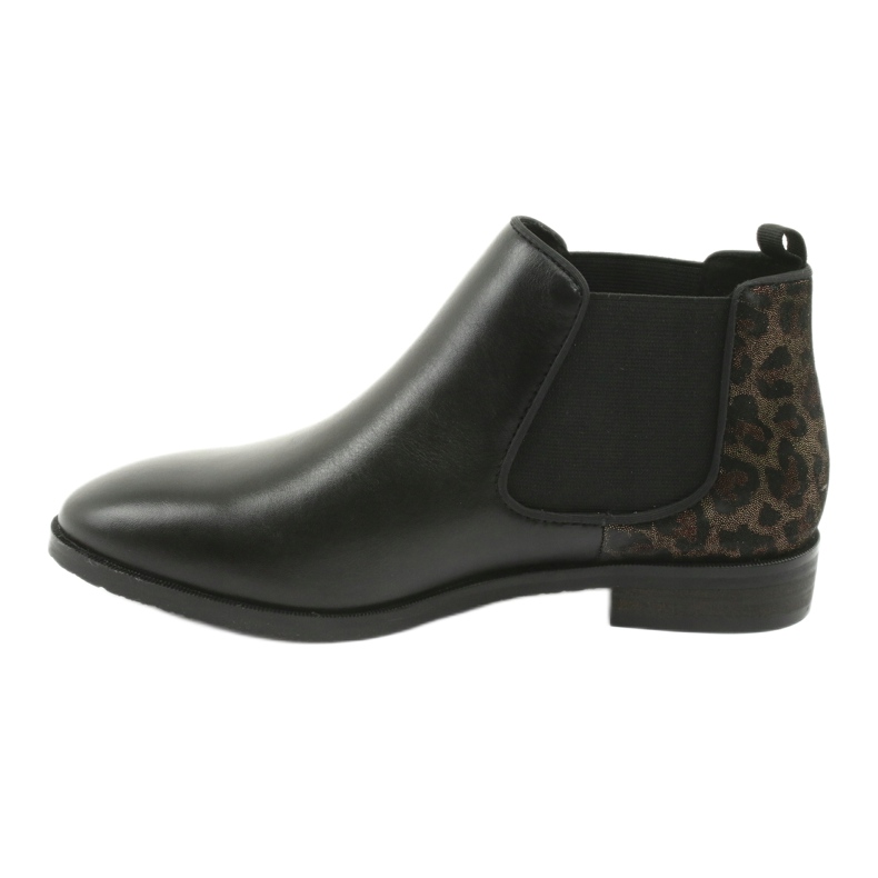 Caprice Bottes en cuir féminin 25327 noir le noir 2