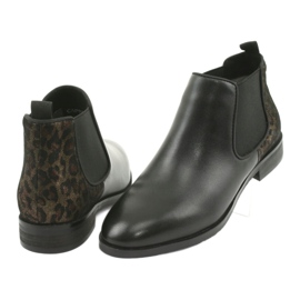 Caprice Bottes en cuir féminin 25327 noir 4