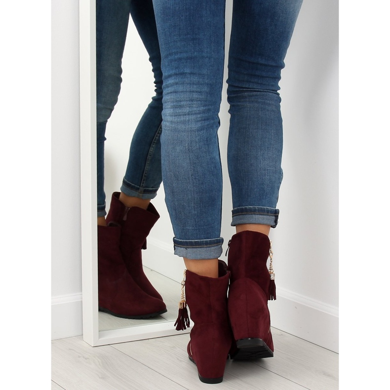 Boots bordeaux AB02-36 Winered rouge 1