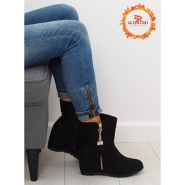 Noir Bottines compensées noires AB02-36 Noir le noir 6