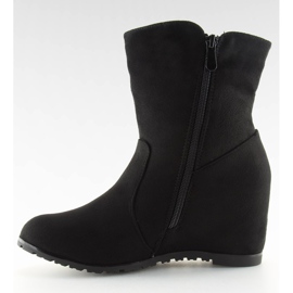 Noir Bottines compensées noires AB02-36 Noir le noir 2