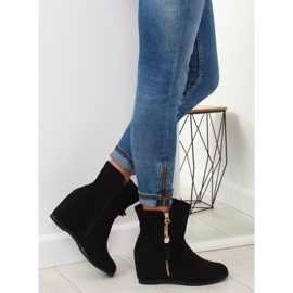 Noir Bottines compensées noires AB02-36 Noir le noir 5