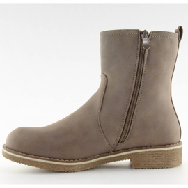 Chaussures plates à talons plats beiges 0-253 Kaki 1