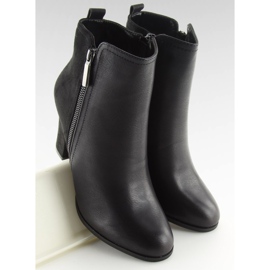 Bottines à talons noires Z191 Noir 1