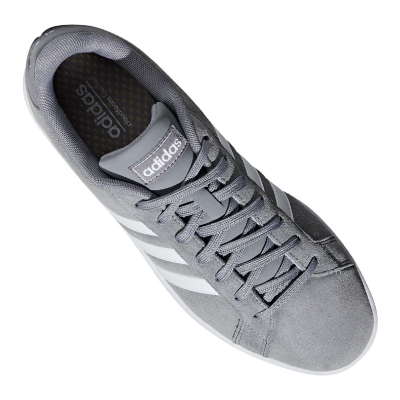 Chaussures Adidas Grand Court M F36412 gris 1 Chaussures Adidas Grand Court M F36412 gris 1