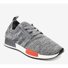 Chaussures de sport grises MD01A-3 1 Chaussures de sport grises MD01A-3 1