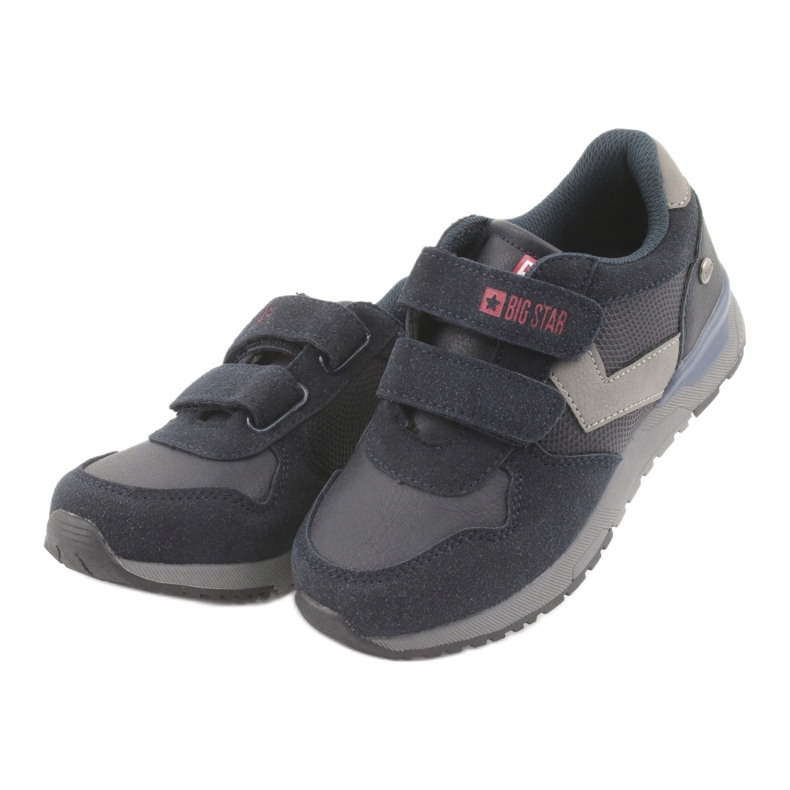 Velcro Children's Sports Shoes 374084 Navy Blue Big Star bleu 3