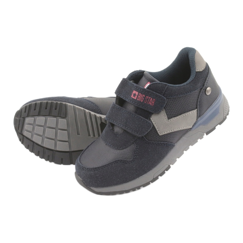 Velcro Children's Sports Shoes 374084 Navy Blue Big Star bleu 5