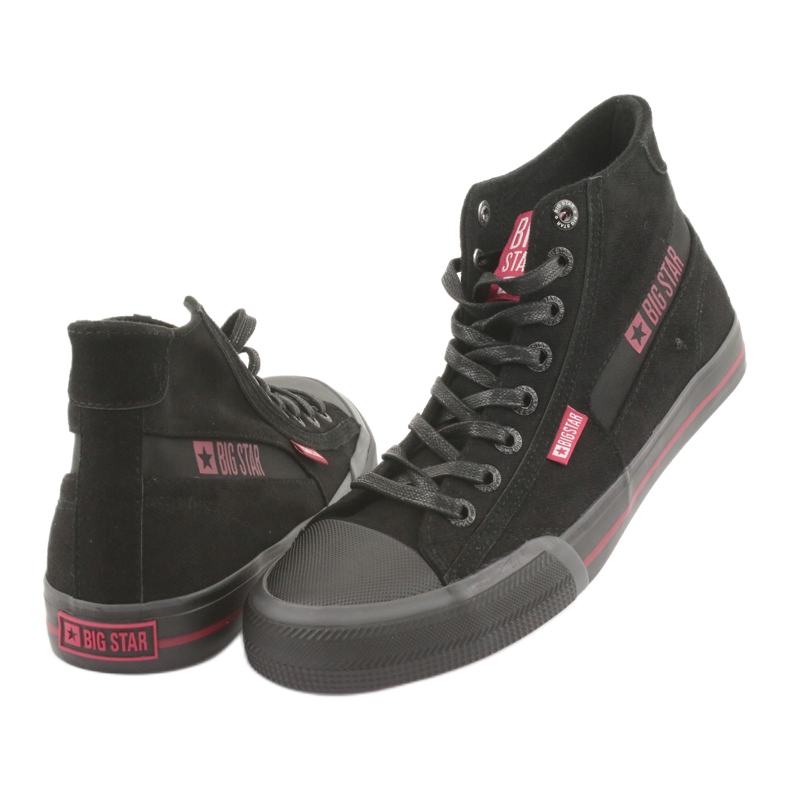 Big Star Men's Black Sneakers 174084 noir 4