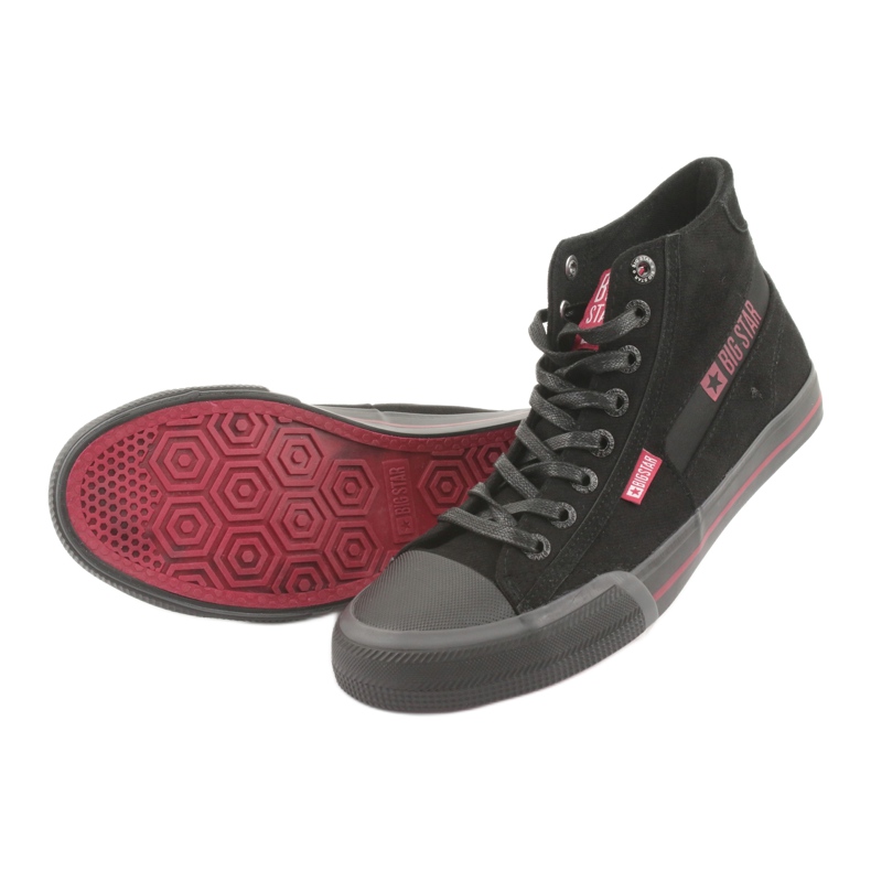 Big Star Men's Black Sneakers 174084 noir 5