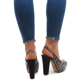 Sandales On A Bar SK009 Noir 1