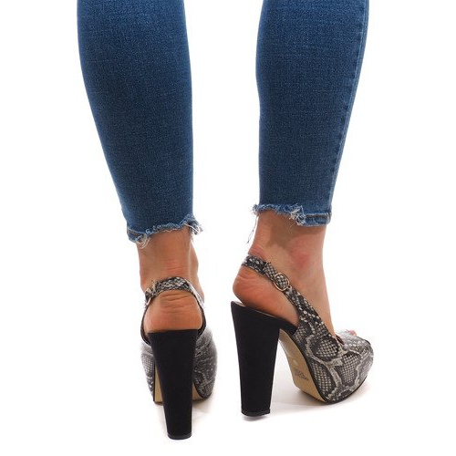 Sandales On A Bar SK009 Noir 1