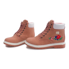 Bottes en bois chaudes SJ1669-3 Rose 1 Bottes en bois chaudes SJ1669-3 Rose 1